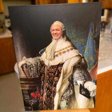 Load image into Gallery viewer, The portrait shows an elderly man dressed in royal attire
