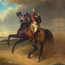 Load image into Gallery viewer, The fourth variant of a portrait of a man or woman on a pet-horse
